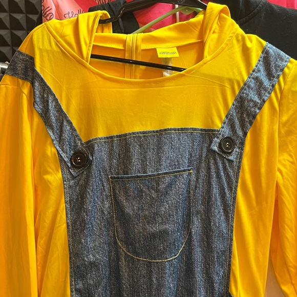 Illuminations Pants - The Rise of Gru Minions Union Suit Hooded PJ's or Costume Adult Size
